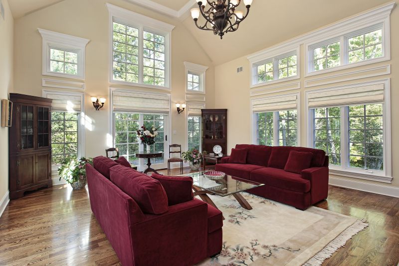 Modern Casement Windows in a Living Room
